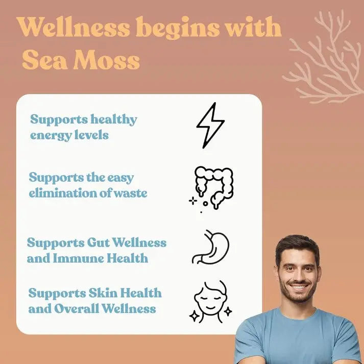 Atlantic Naturals Sea Moss 7 Day Colon and para Cleanse | Detox, Gut Health and Intestinal Atlantic Naturals Au supplements