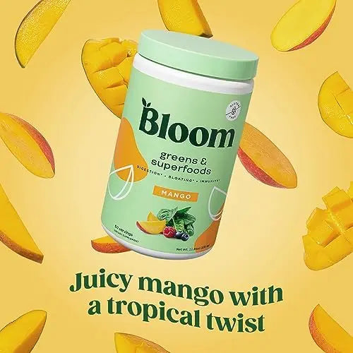 Bloom Nutrition Super Greens Powder Smoothie & Juice Mix - Probiotics Bloom Nutrition Au supplements