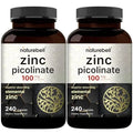 NatureBell Zinc Picolinate 100mg, 480 Count Capsules - Supports Immune System NatureBell Au supplements