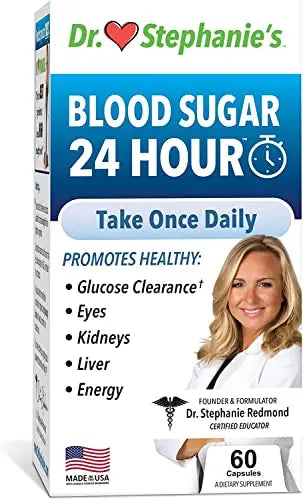 Blood Sugar 24 Hour - 7 in 1 Formula with Cinnamon, Banaba, Chromium, Milk Thistle Pharmaganics Au supplements