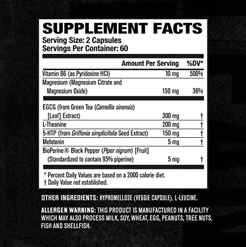 Lean PM Night Time Body Support and Sleep Aid Supplement - Sleep Support Jacked Factory Au supplements