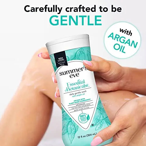 Summer's Eve Essential Botanicals Gentle Wash with Argan Oil, Removes Odor, pH balanced, 12 fl oz Summer's Eve Au supplements