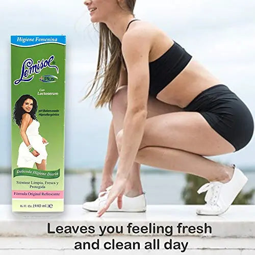 Lemisol Plus, Gentle Daily Feminine Cleanser, Original Refreshing Formula - 8 Oz (Pack of 3) Lemisol Au supplements
