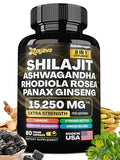 Zoyava Shilajit Pure Himalayan 9000MG,Energy Booster Ashwagandha 2000MG Zoyava Au supplements
