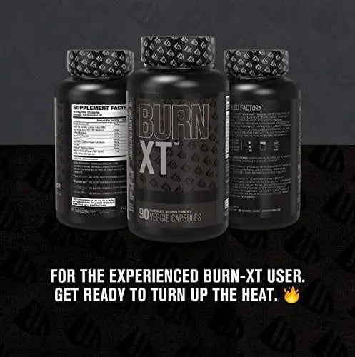 Burn XT Black Thermogenic Fat Burner - Weight Loss Supplement, Appetite Suppressant Jacked Factory Au supplements