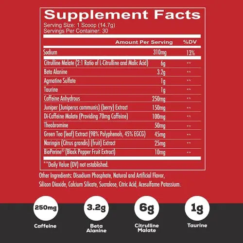 REDCON1 Total War Preworkout (Blue Lemonade) & Big Noise Non-Stim Preworkout Powder REDCON1 Au supplements