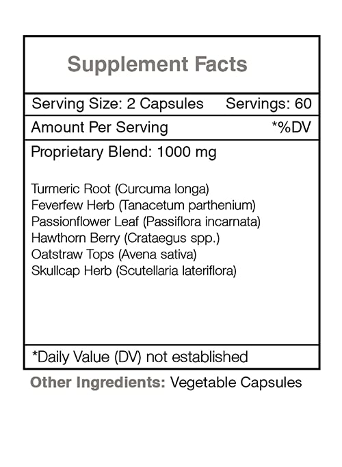Secrets of the Tribe - Nerve Secret, Healthy Nerves Formula, Herbal Supplement Blend (120 Capsules) Secrets of the Tribe Au supplements