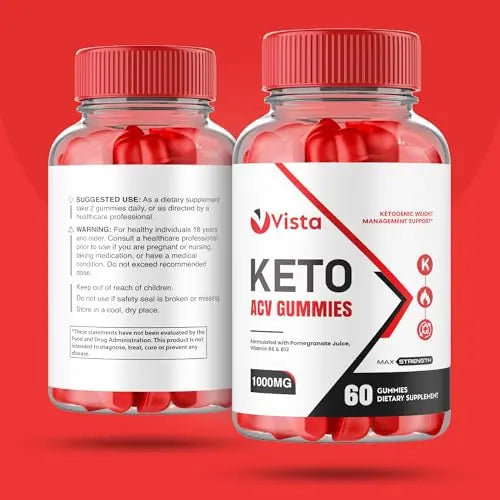 (2 Pack) Vista Keto Acv Gummies - Official Formula, Vegan - Vista Keto + Acv Gummies Healthly Au supplements