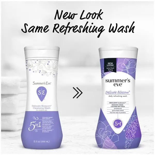 Summer's Eve Delicate Blossom Daily Refreshing Feminine Wash, Removes Odor, pH balanced, 15 fl oz Summer's Eve Au supplements