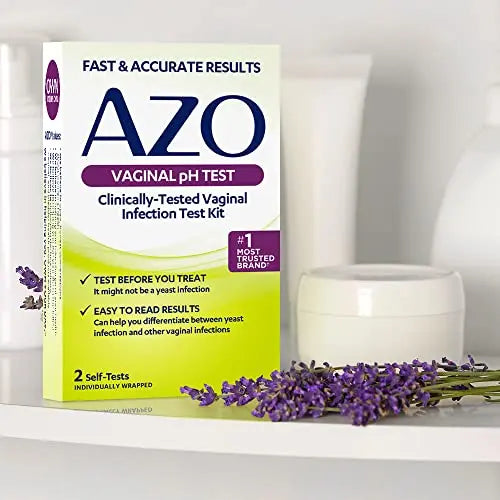 AZO Vaginal pH Test Kit, Clinically-Tested Vaginal Infection Test Kit, Fast & Accurate Results AZO Au supplements
