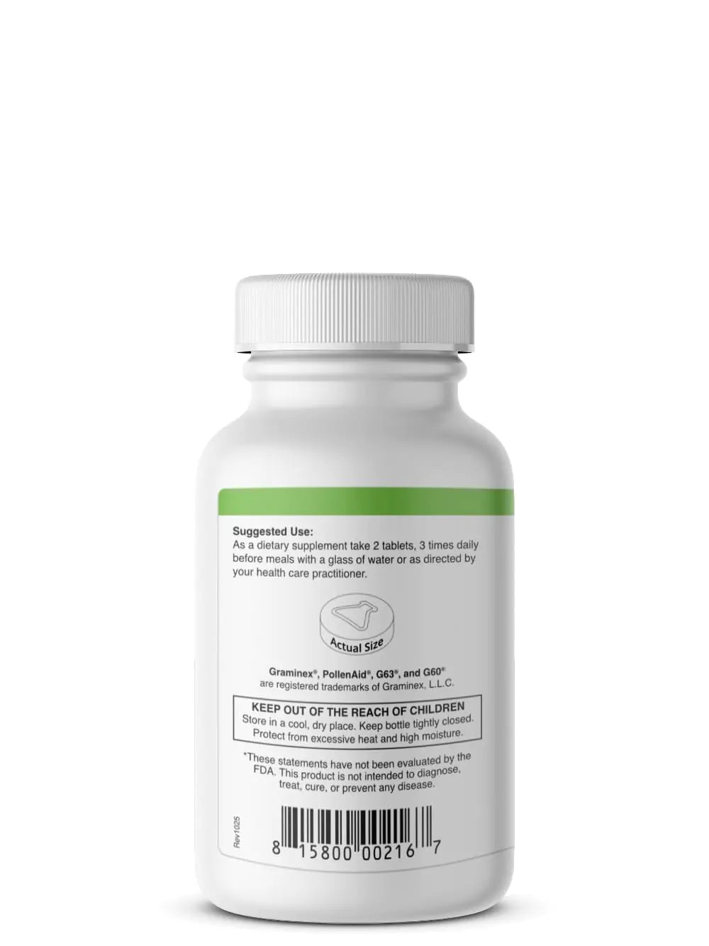 Graminex PollenAid Prostate Supplement: All Natural Prostate Support for Bladder Control & Urinary Tract Health, Rye Pollen Extract Made in USA, 90 Tablets Graminex Au supplements