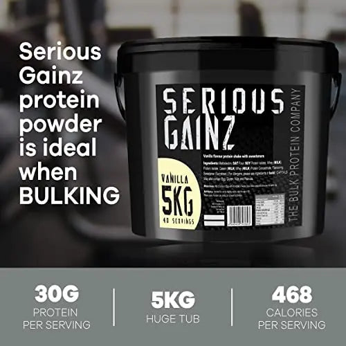 The Bulk Protein Company, SERIOUS GAINZ - Whey Protein Powder - Weight Gain, Mass Gainer The Bulk Protein Company Au supplements