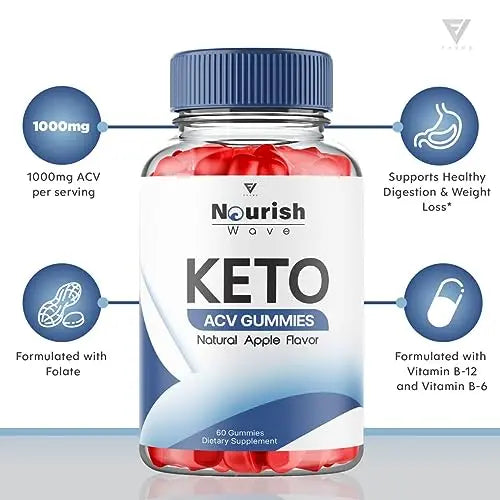 Nourish Wave Keto ACV Gummies Advanced Weight Loss Ketogenic AVC Apple Cider Fyvus Au supplements