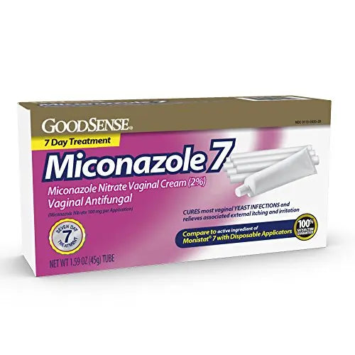 GoodSense Miconazole 7, Miconazole Nitrate Vaginal Cream (2 Percent), Vaginal Antifungal, 7-Day Treatment GoodSense Au supplements