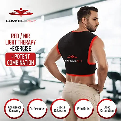 LuminousRLT Red Light Therapy Pad, Adjustable Infrared Light Therapy Back Wrap LUMINOUSRLT Au supplements