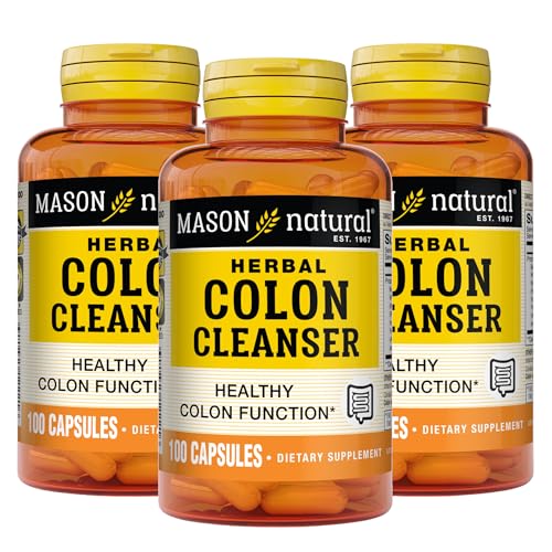 MASON NATURAL Colon Herbal Cleanser, Dietary Supplement Supports Digestive Health MASON NATURAL Au supplements