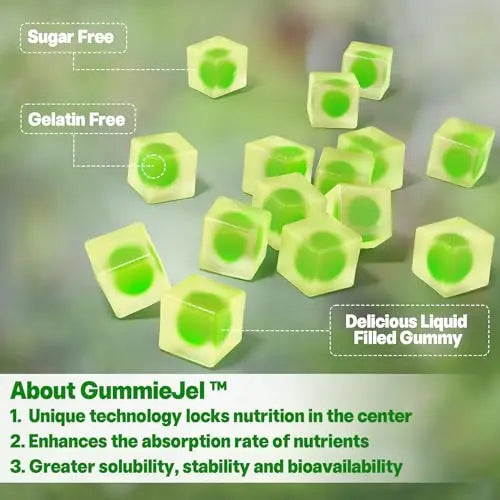 Sugar Free Black Seed Oil Filled Gummies & Chlorophyll, with Hydrolyzed Collagen EnvyCure Au supplements