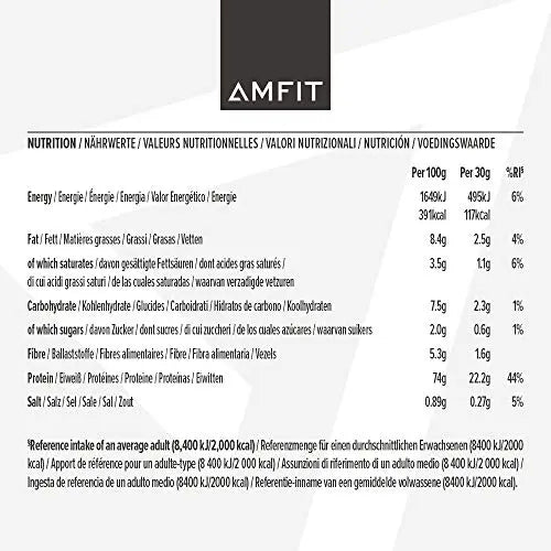 Amazon Brand - Amfit Nutrition Whey Protein Powder, Chocolate Flavour, 33 Servings, 1 kg Amfit Nutrition Au supplements