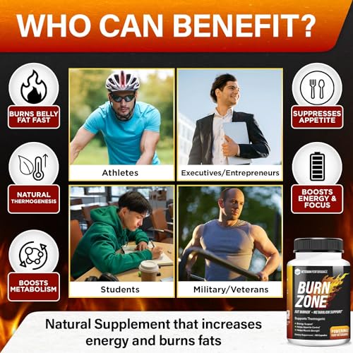 Veteran Performance Burn Zone Thermogenic Fat Burner – Metabolism Booster Appetite Veteran Performance Au supplements