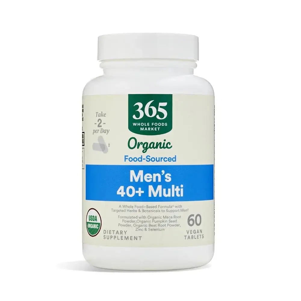 365 by Whole Foods Market, Vitamin Multi Mens Food Cultured 40 Plus, 60 Count 365 by Whole Foods Market Au supplements