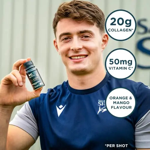 Kinetica Collagen with Turmeric (12-Pack) 20g Collagen & 50mg Vitamin C. Orange & Mango Flavour Kinetica Au supplements