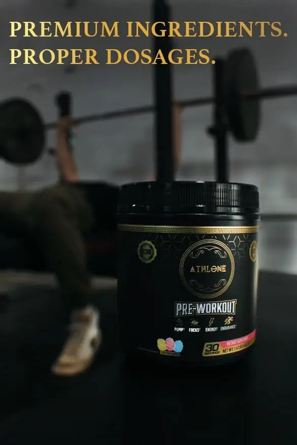Athlone Pre-Workout Powder Cotton Candy Performance Blend- Supplement - Energy Athlone Au supplements