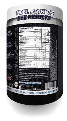 Boneafide Preworkout (Blue Hawaiian) Boneafide Nutrition Au supplements