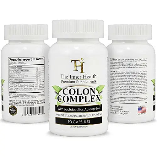 The Inner Health Colon & Gut Cleanse Detox Formula - Supporting Gut Health, Purification The Inner Health Au supplements