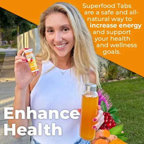 skinnytabs Superfood Tabs Detox Cleanse Drink - Fizzy Nutrition Supplement skinnytabs Au supplements