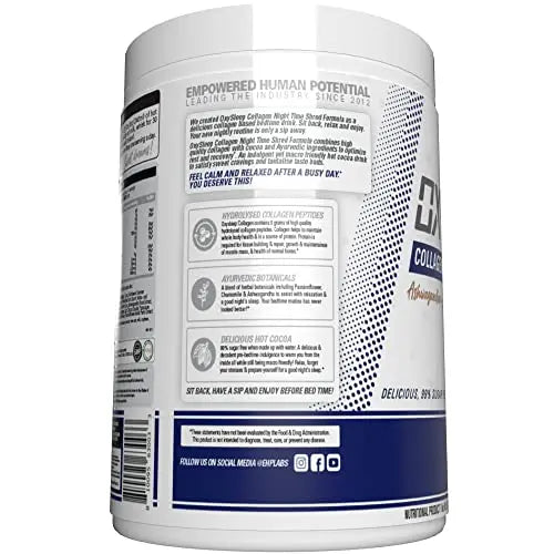 EHP Labs OxySleep Collagen Peptides Powder Night Time Shred - Promotes Deep Sleep EHP Labs Au supplements