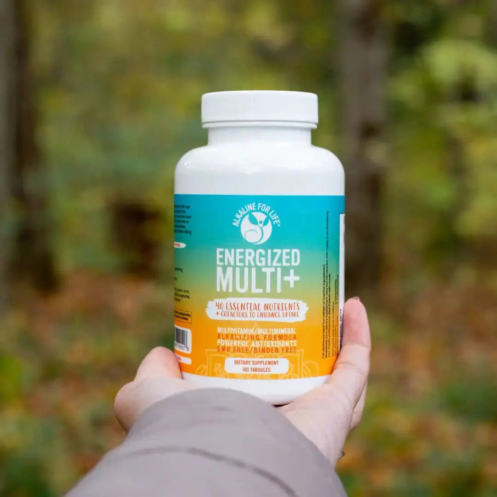 Energized Multi - Potent Multivitamin with 40 Fully Bioavailable Nutrients B Complex Vitamins, Vitamin D, Vitamin C, Vitamin K, Zinc, Quercetin Alkaline for Life Au supplements