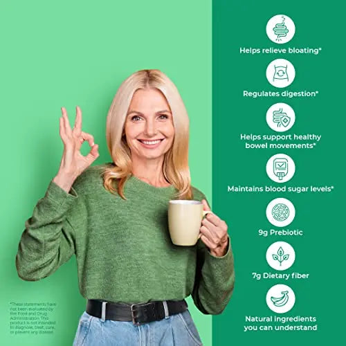 Boost Biome Fiber Supplement Organic Super Greens Powder – Supports Bloating Relief Boost Biome Au supplements