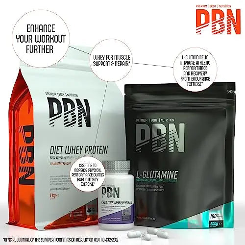 PBN - Premium Body Nutrition Diet Whey Strawberry 1kg Pouch Premium Body Nutrition Au supplements