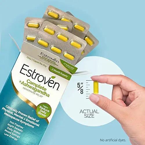 Estroven Complete + Ashwagandha Multi-Symptom Menopause Supplement for Women Estroven Au supplements