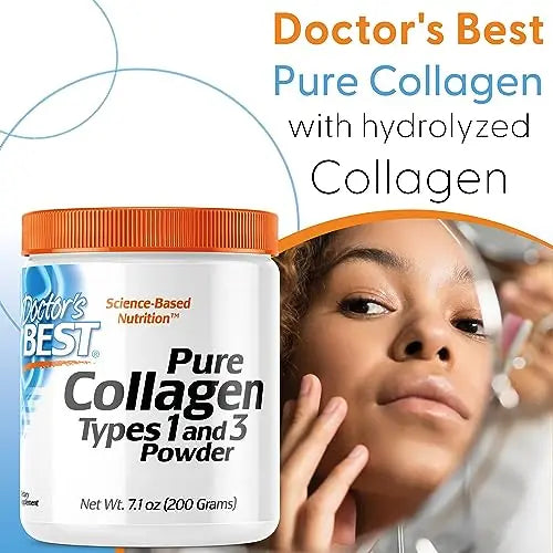 Doctor's Best, Pure Collagen Type 1 and 3 (Collagen Type 1 and 3), 200g Powder Doctor's BEST Au supplements