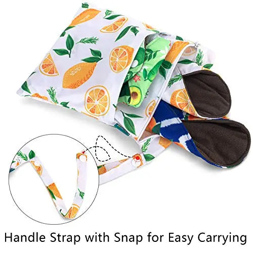 Teamoy 10pcs Cloth Panty Liners, Reusable Sanitary Pads with Wet Bag, Washable Cloth Menstrual Pads Teamoy Au supplements