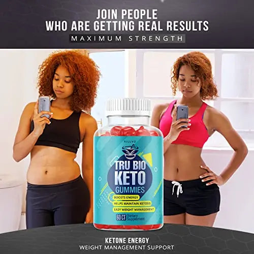 Rillvo TruBio Keto ACV Gummies - Advanced Formula Tru Bio (60 Gummies), fewnt Rillvo Au supplements