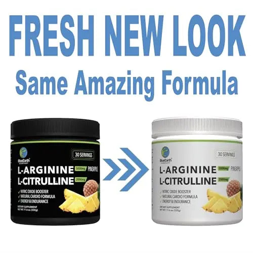 BlueEarth Company L-Arginine 5000mg + L-Citrulline Complex Powder Supplement Drink BlueEarth Company Au supplements