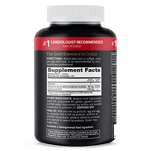 Qunol CoQ10 100mg Softgels, Ultra CoQ10 100mg, 3x Better Absorption, Antioxidant QunolBuy Supplements Australia