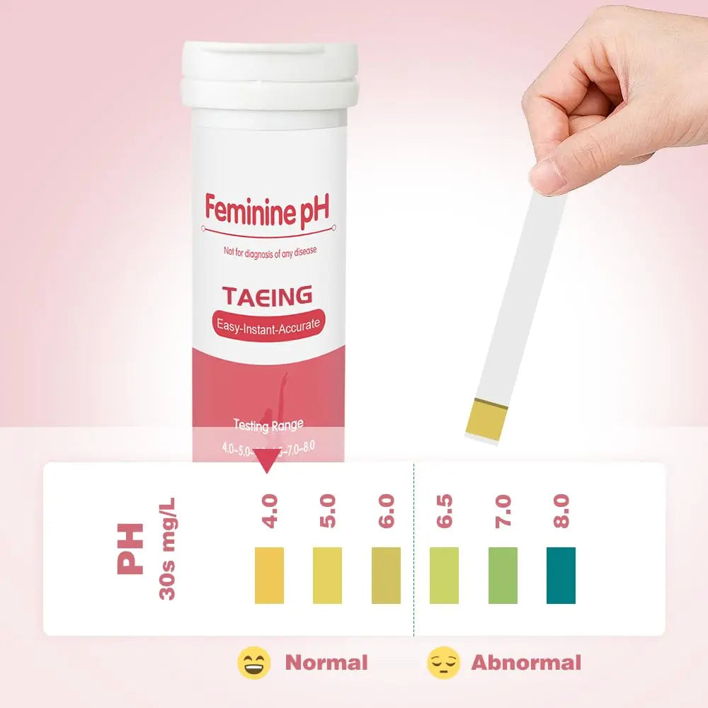 TAEING Vaginal Health pH Test Strips, 100pcs Feminine pH Test for Women, pH-Balance Monitor My Store Au supplements
