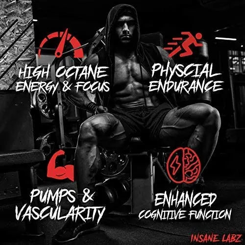 Insane Labz Insane Veinz Non Stimulant NO Enhancing Powder, Nitric Oxide Booster Insane Labz Au supplements