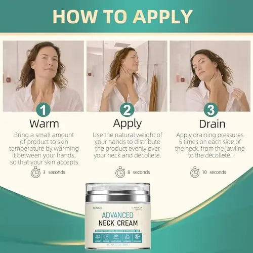 Neck Cream for Tightening Firming: Instant Face Lift Cream - Wrinkle Cream for Women RONKIE Au supplements