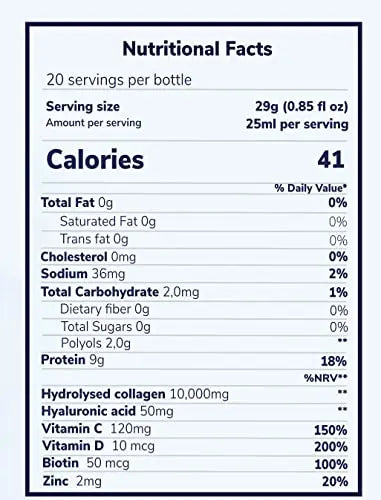Reverse Life Marine Collagen Liquid Supplement Drink - High-Strength 10,000mg Hydrolysed Peptide Infused Reverse Life Au supplements