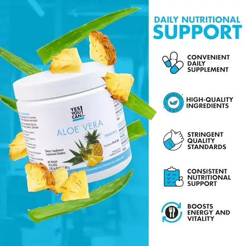 Yes You Can! Organic Aloe Vera Drink Mix - Super Greens Powder - Energy Drink Powder Yes You Can! Au supplements