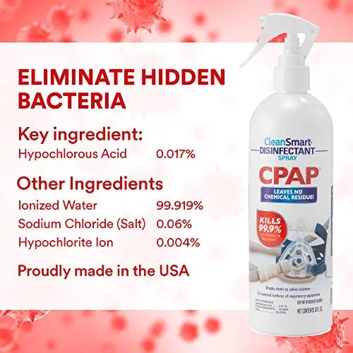 CleanSmart CPAP Disinfectant Spray, 16 oz (Pack of 2) CleanSmart Au supplements