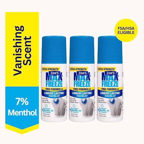 Zim's Max-Freeze Pro Formula Roll-on, 3Count Zim’s Max Au supplements