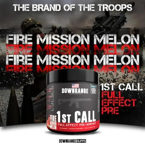 DownRange Supplements 1st Call Pre Workout Powder, Preworkout for Men & Women DownRange Supplements Au supplements