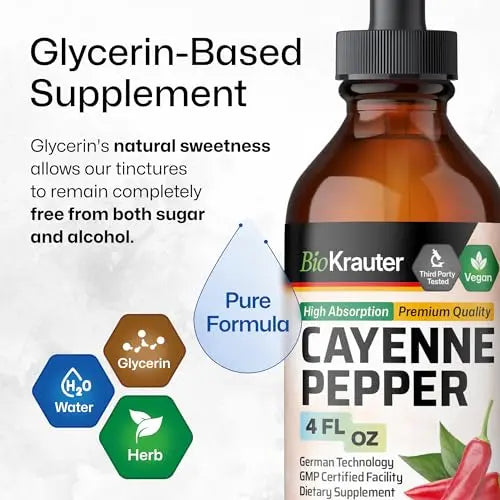 MAUWE HERBS Cayenne Pepper Supplement - Organic Cayenne Pepper Tincture MAUWE HERBS Au supplements
