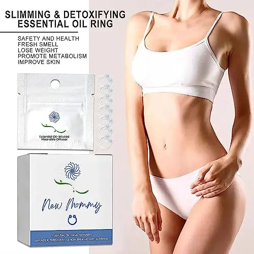14Pcs Superslim S_limming & Detoxifying Essential Oil Ring, Firming Essential Oil Ring Heath Secret Au supplements